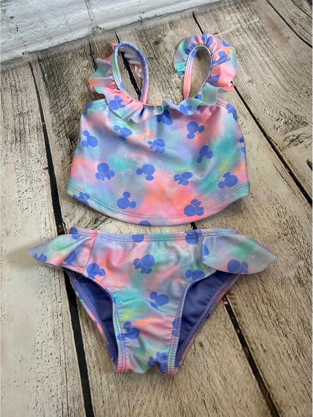 JUMPING BEANS - DISNEY Girl’s Tankini Swim 2 Piece Set / Size: 12 Months